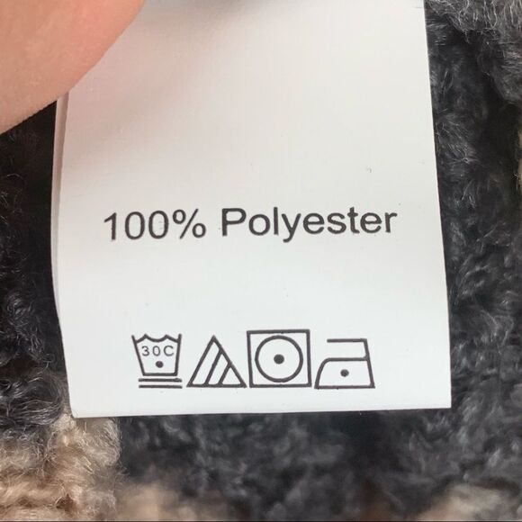 Plus Size Bohemian Hippie Beach Vibes Chevron Fringe  Poncho Size 0XL - Picture 5 of 6